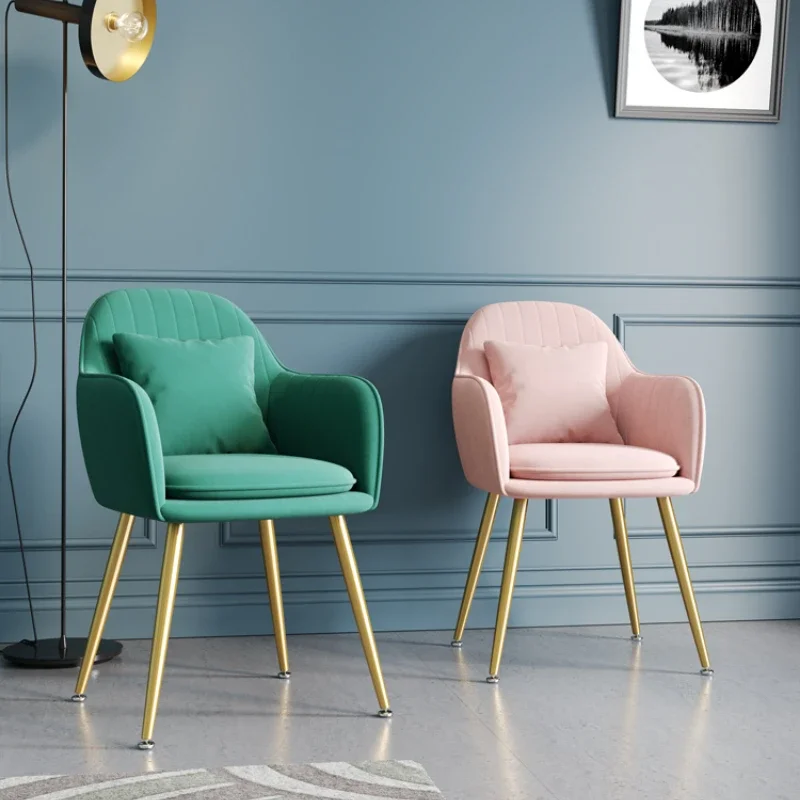 Decor Lighting Cy - Silla de comedor de Metal de