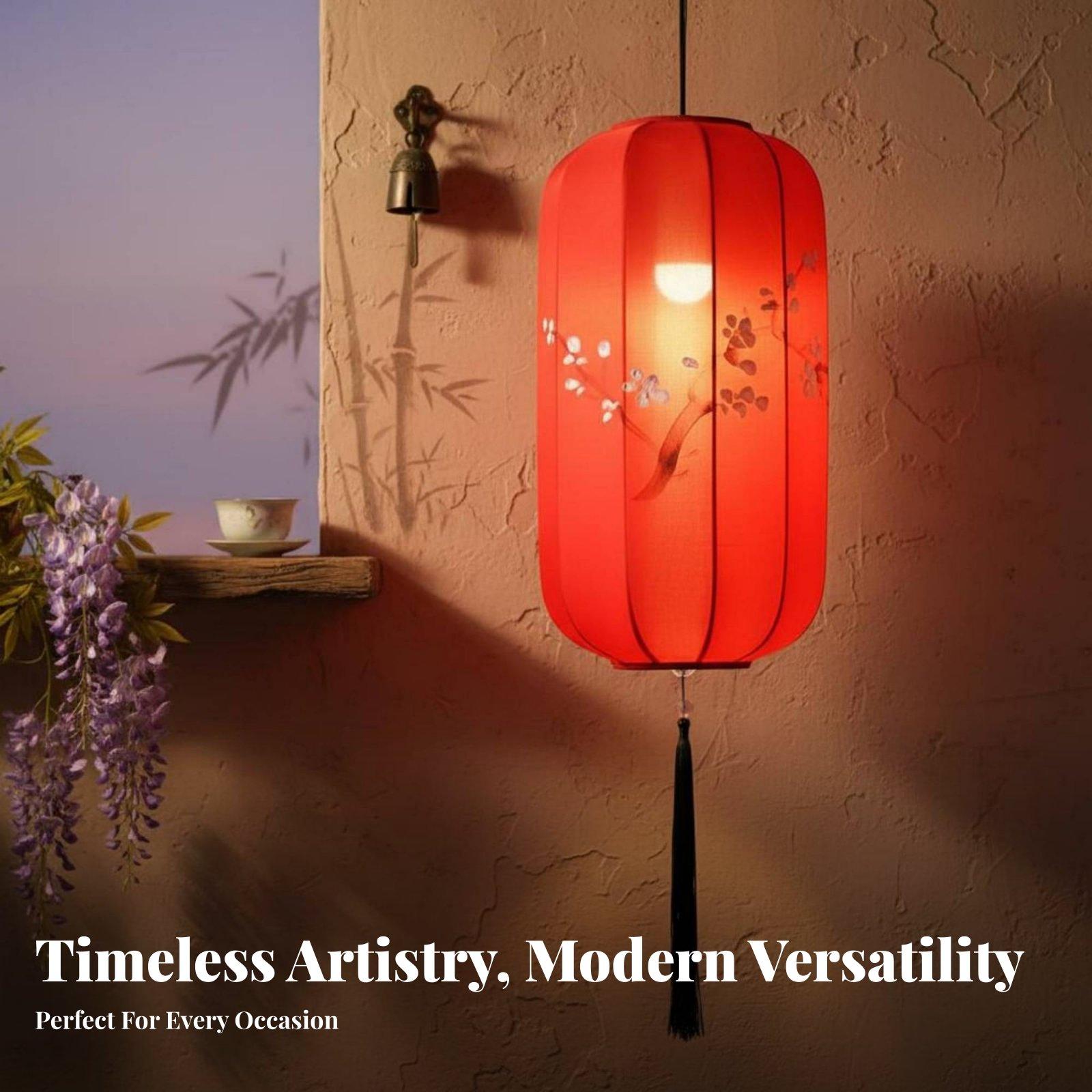 Decor Timeless Lighting - Lámpara colgante impermeable de diseño chino,