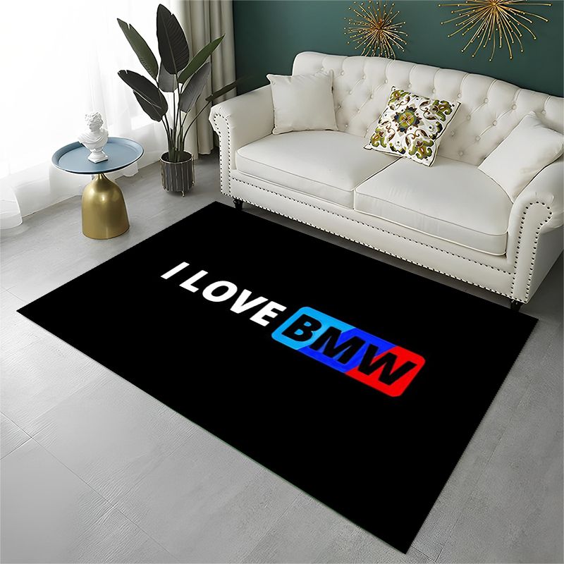Lighting Mcqueen Bedroom Decor - Alfombra 3D Retro de Coche de