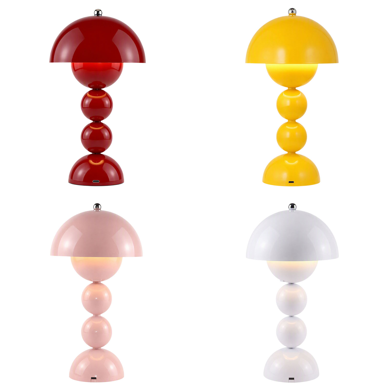 Lighting Decor Bedroom - Lámpara de mesa vintage con forma