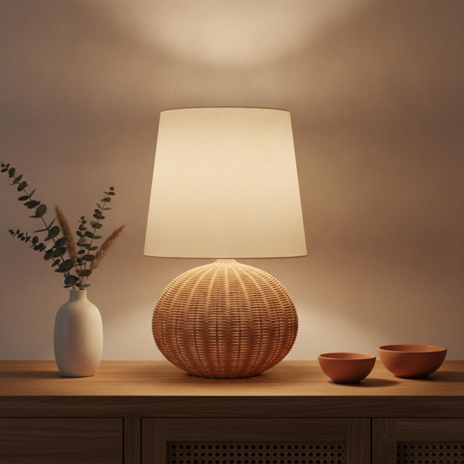 Lámpara de Noche con Base de R - Lighting Decoration Ideas reseña y precio