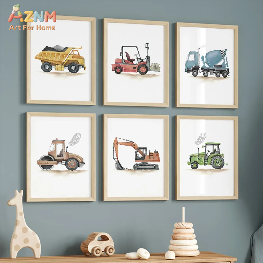 6 piezas de pósteres decorativ - Lighting Mcqueen Bedroom Decor reseña y precio