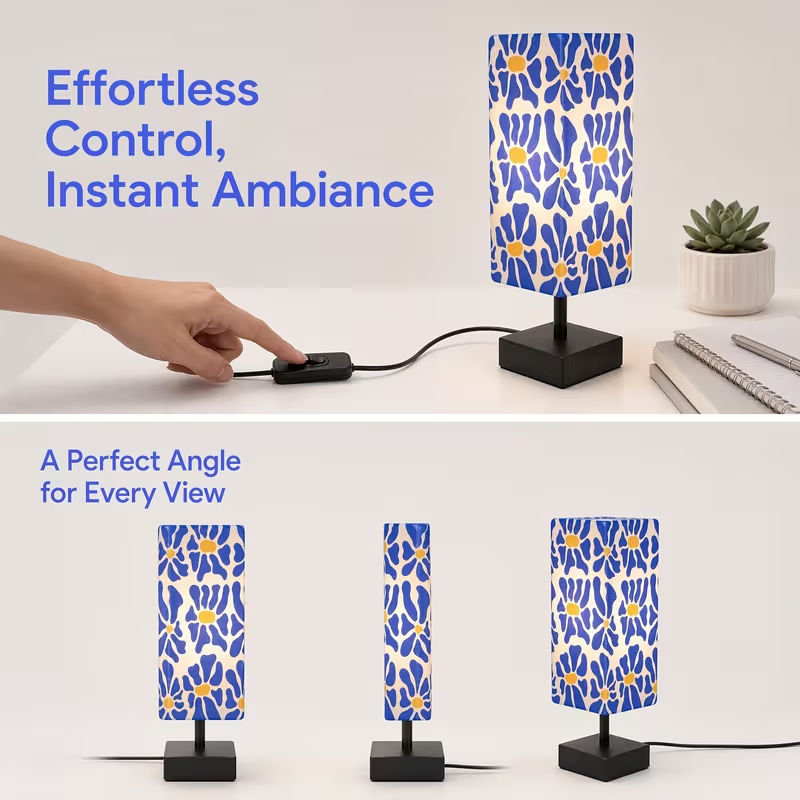 Lámpara de mesa moderna con di - Up Lighting Decor reseña y precio