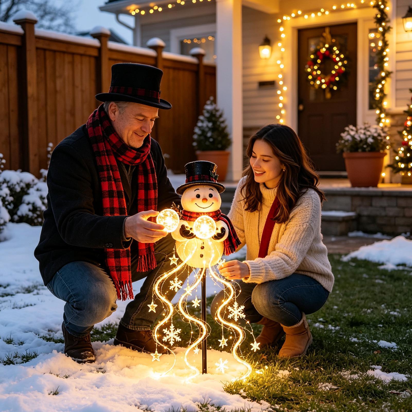 Luces navideñas para caminos,  - Lighting Christmas Decor reseña y precio