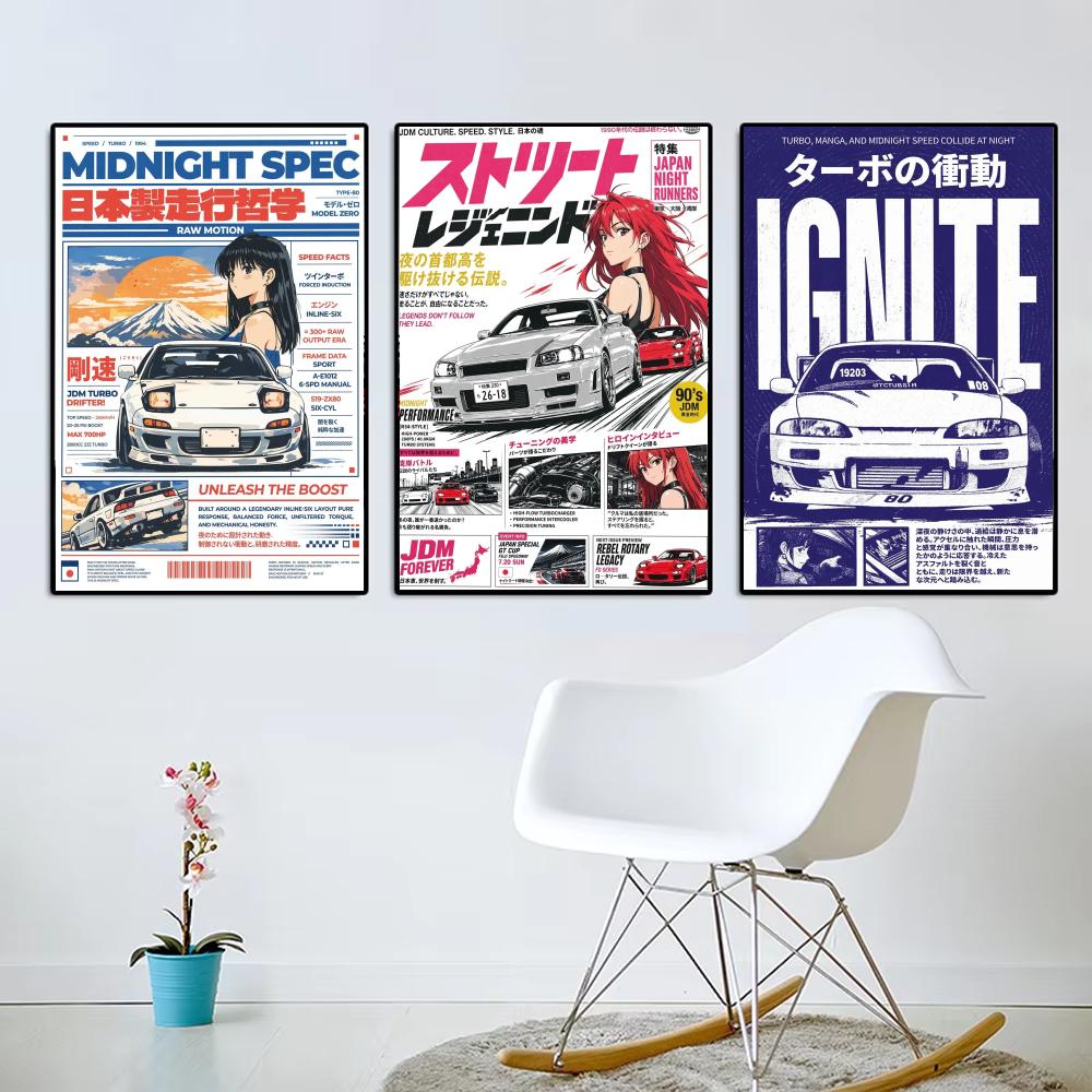 Póster de estilo Japandi Car T - Lighting Mcqueen Bedroom Decor reseña y precio