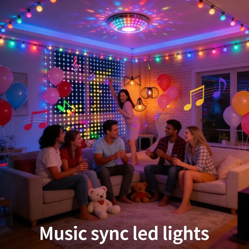 Luces LED para Cortinas Contro - Lighting Christmas Decor reseña y precio