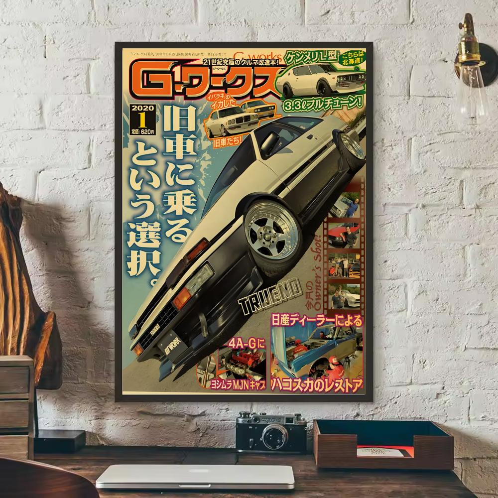 Póster de J-JDM de coches japo - Lighting Mcqueen Bedroom Decor reseña y precio