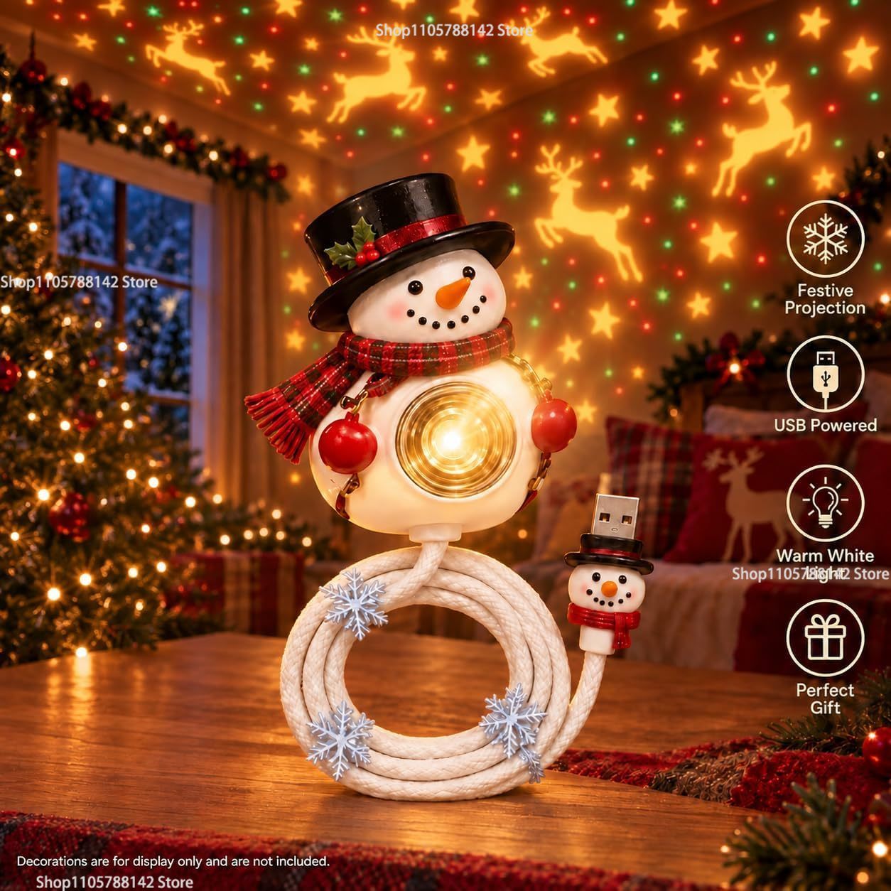 Proyector de luces navideñas c - Lighting Christmas Decor reseña y precio